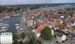 Nicht alltägliche Ansicht unserer Stadt Eckernförde - vom Silo der Hauptgenossenschaft, Foto von Klaus Reimer Schröder, Eckernförde, 10. 09. 2008